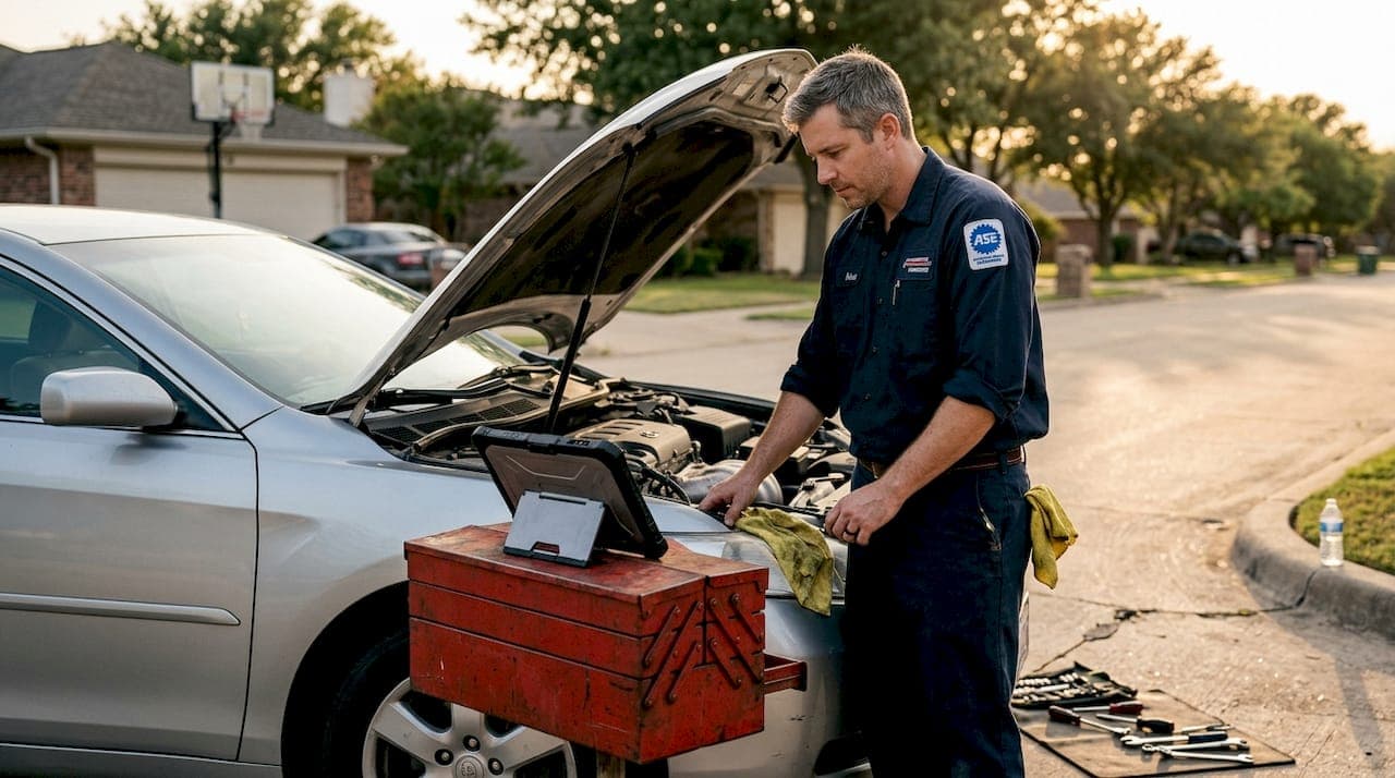 Why certified mechanics matter for DFW mobile auto service